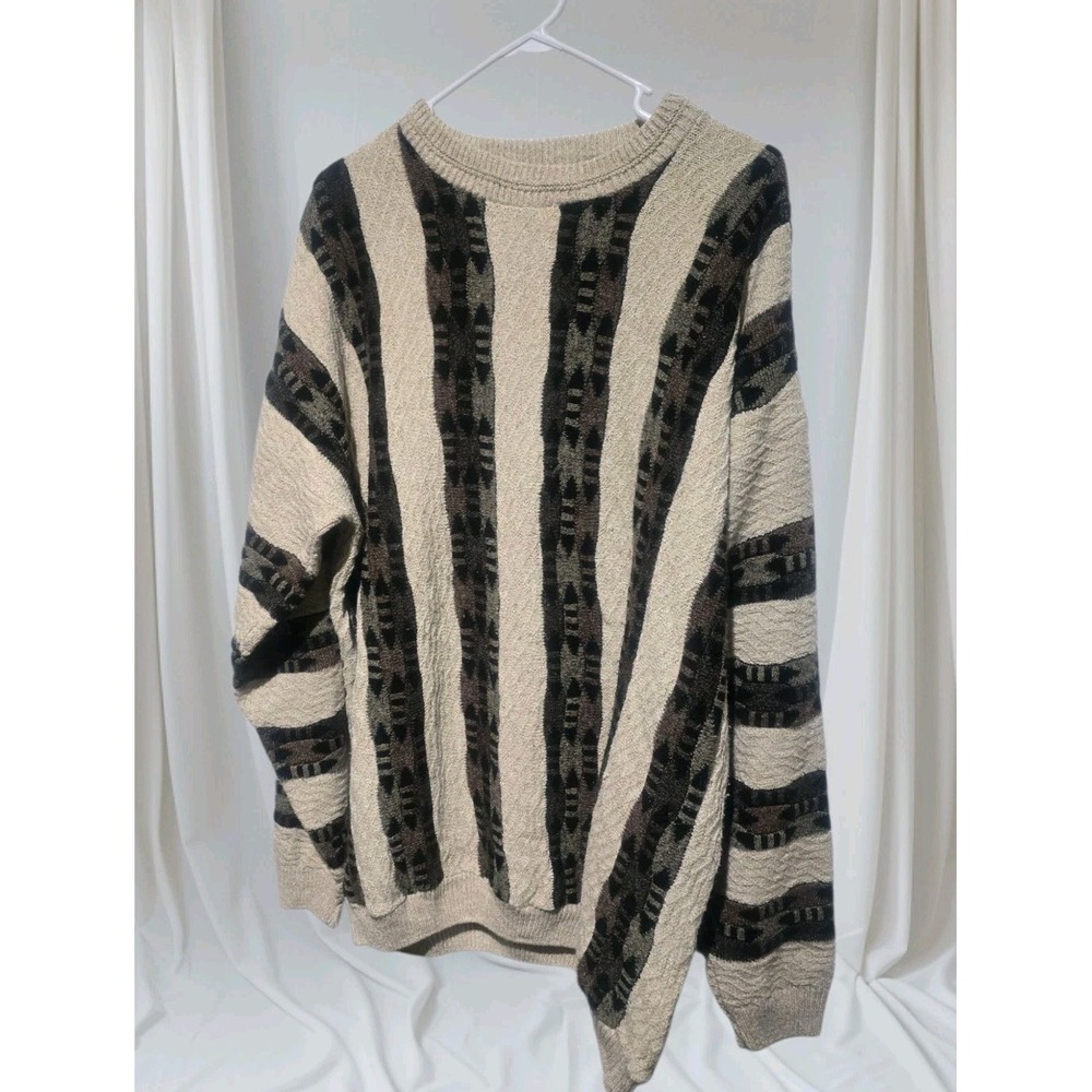 Protege Collection Vtg 90s Coogie Style Biggie Smalls Hip Hop Sweater XL Tall